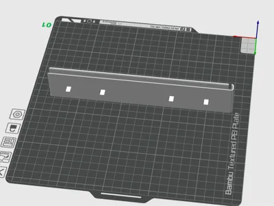 Wipe Tray Organizer for 3mm IKEA Pegboard