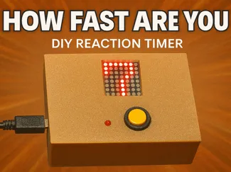 DIY Reaction Timer – Arduino MAX7219 Reflex Meter