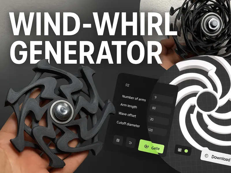 Parametric Wind‐Whirl Generator