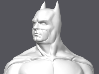 Dark Knight, Muscular Batman Bust, Ben Affleck Version by Dragon Chan ...