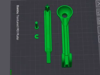 Cherry pitter with screw