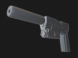 Supportless Silenced Gun for DUMMY 13