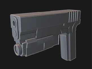 Supportless Glock Pistol for DUMMY 13
