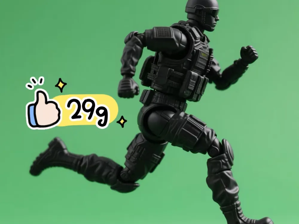 Soldier Special Forces Figure Running Model Creative Ornament by ...