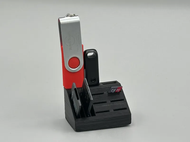SD Card & USB Stick Organizer – Easy Print