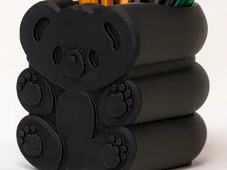 Cute Bear Desk Organizer| Pen Holder/ Vase/ Decor