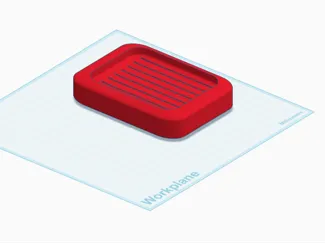 PORTA ESPONJA COM FENDA