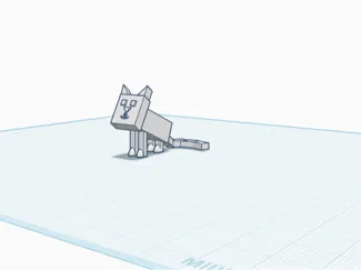 Blocky cat