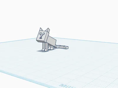 Blocky cat