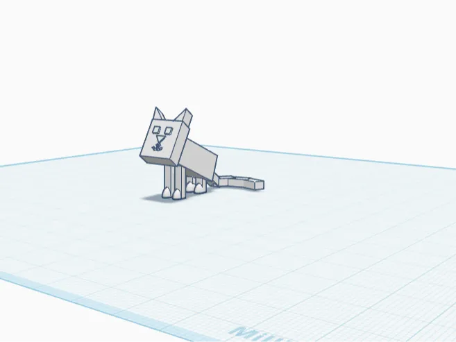 Blocky cat