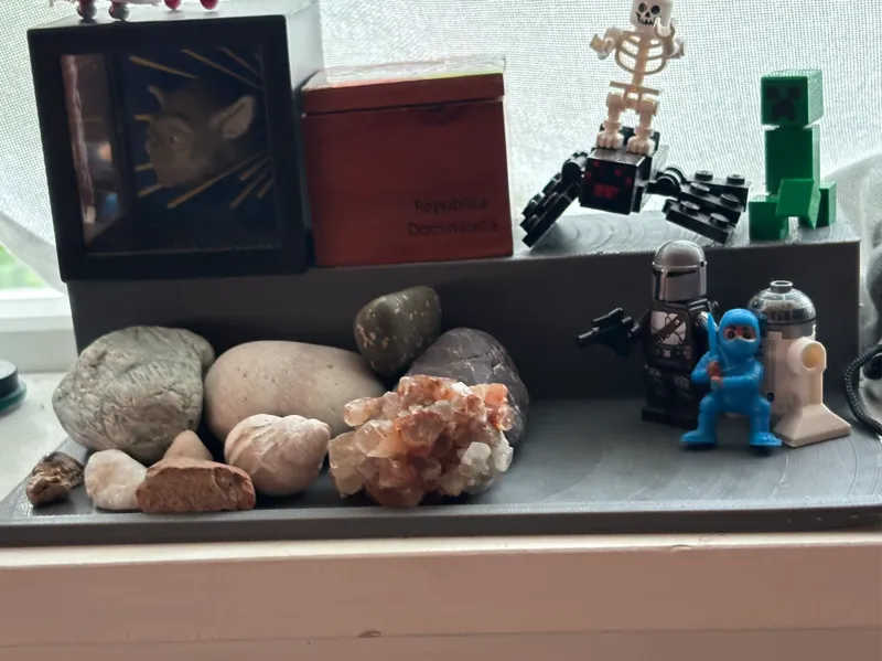 Display/Organization Shelf for Window Sill
