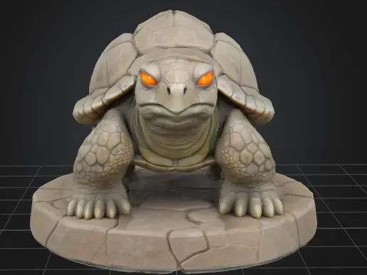 tortuga estatua 