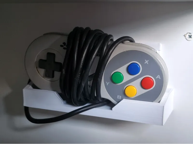 SNES Controller wall mount - updated