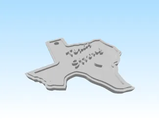 Texas Strong Keychain
