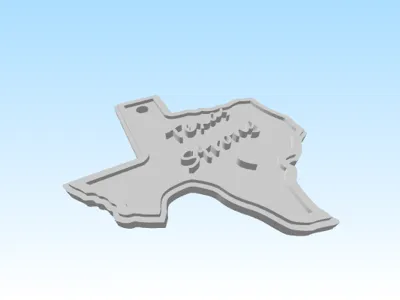 Texas Strong Keychain