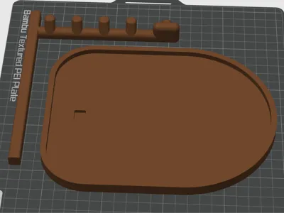 Key Holder Tray for Entry Door