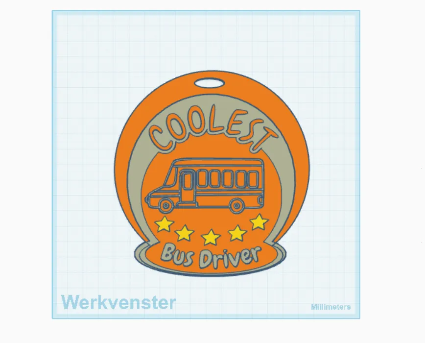 Coolest Bus Driver Sign - Free 3D Print Model - MakerWorld