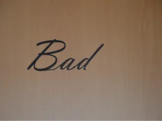 Badezimmer Türschild