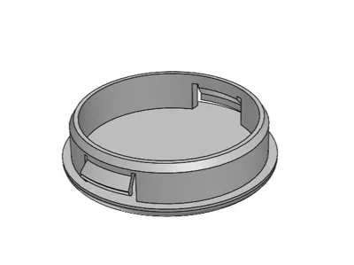 Sheet metal plug hole Ø26mm