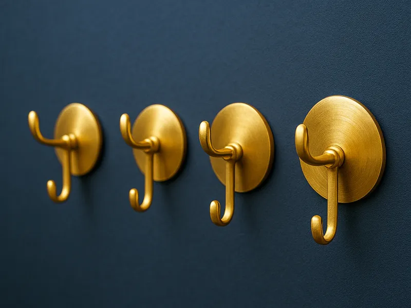 Modern Brass Wall Hooks