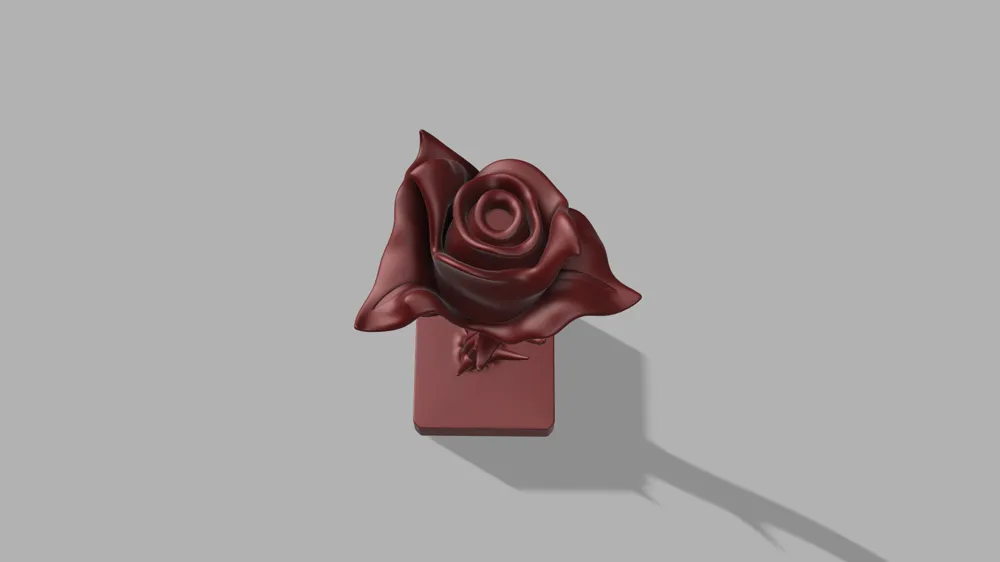 Spine Rose with Teeth by PrintVision MakerWorld: Download Free 3D Models