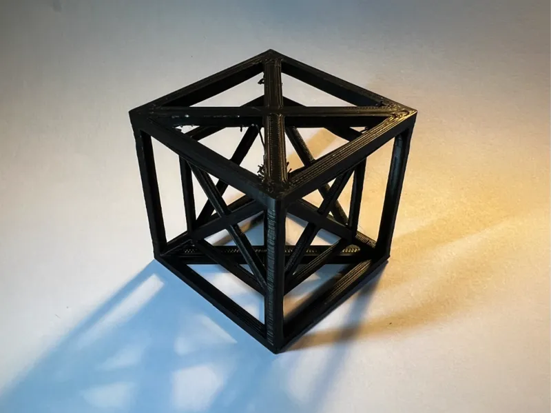 Test Calibration Crossed Tesseract (Hipercube) 4D
