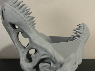 Dinosaur popcorn/candy holder