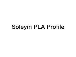 Soleyin Ultra PLA - Optimized Print Profile