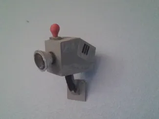 hello neighbor security camera with wall mount