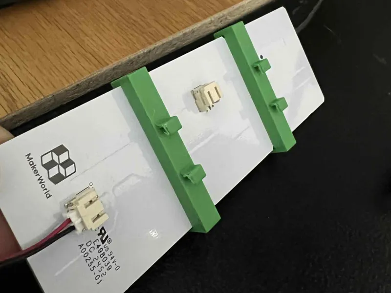 LED board hook for square peg panel