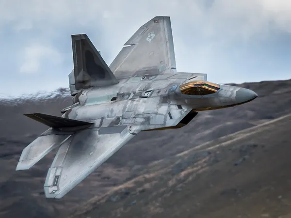Jouet fidget avion F-22 Raptor