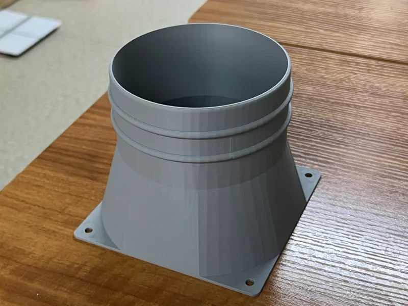 120mm风扇转100mm排气管法兰
