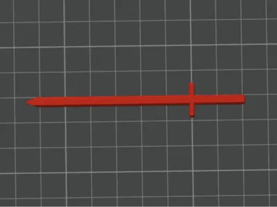 Matchstick Man Weapon - Longsword