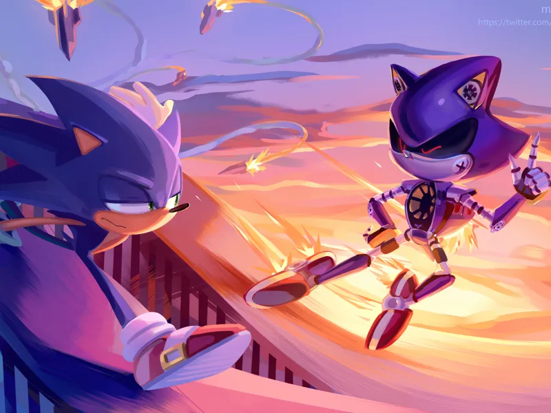 brick Metal Sonic and sonic