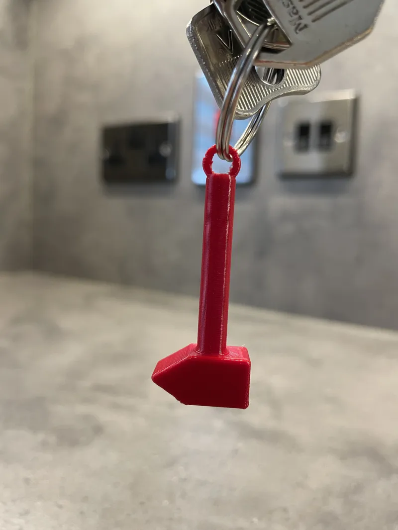 Hammer Keychain