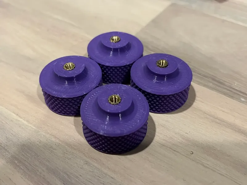 Small M3 Knurled Bed Leveling Knobs