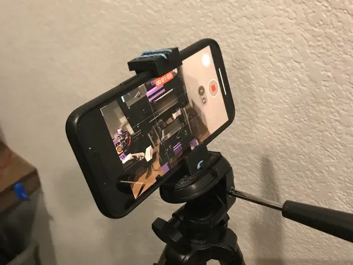 Phone Holder Adapter for Amazon Basics Tripod