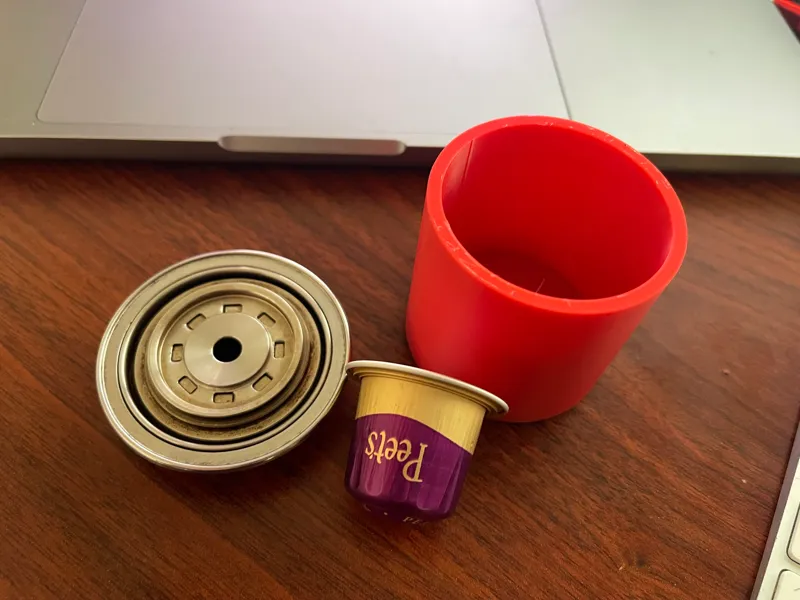 Nesspresso coffee pods removal from 80ml pod