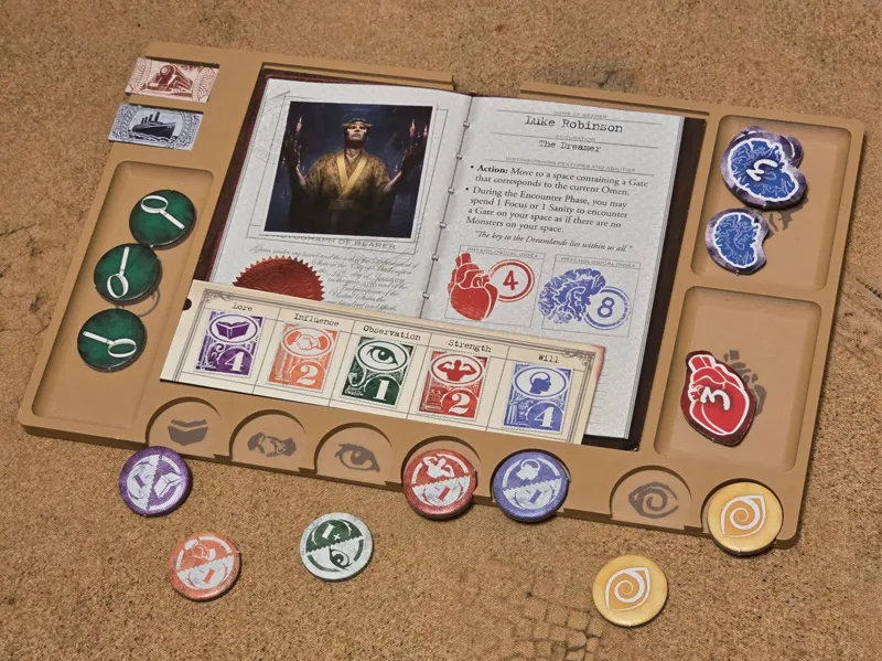 Eldritch Horror simple playerBoard