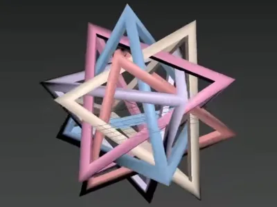 Tetrahedron Flower Ball