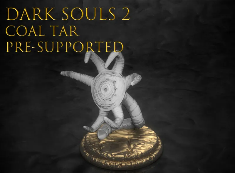 Dark souls 2 - Coal tar (miniature) 25mm / 28mm