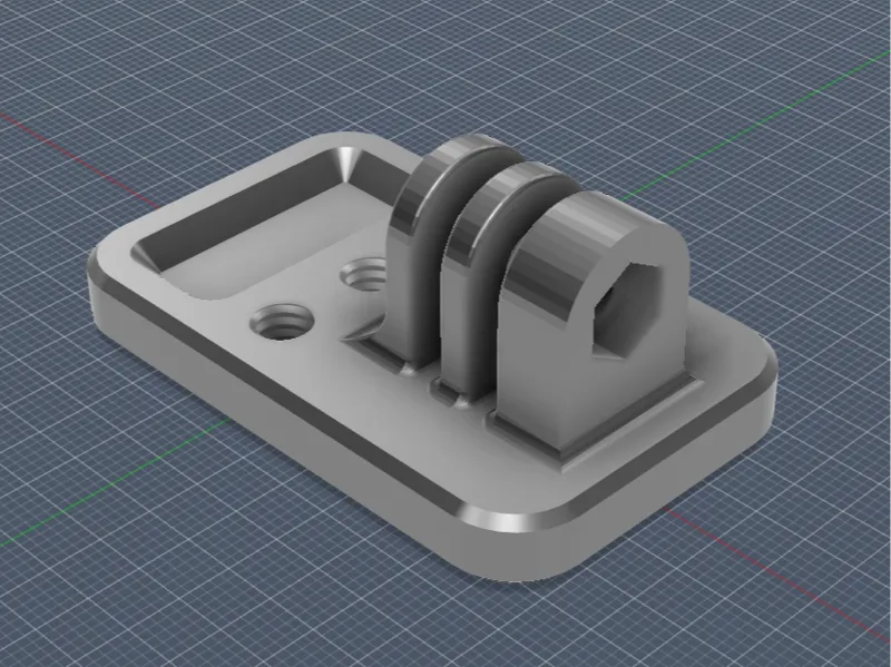 Gopro 1/4" mount for gimbal