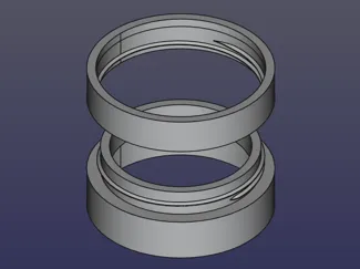 53 mm diameter very strong thread