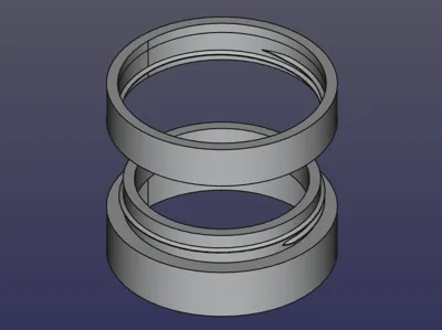 53 mm diameter very strong thread