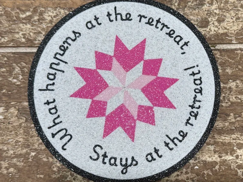 Quilt Retreat Coaster