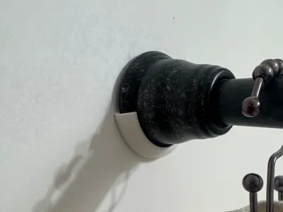 Shower Curtain Rod, Wall Mounting Bracket