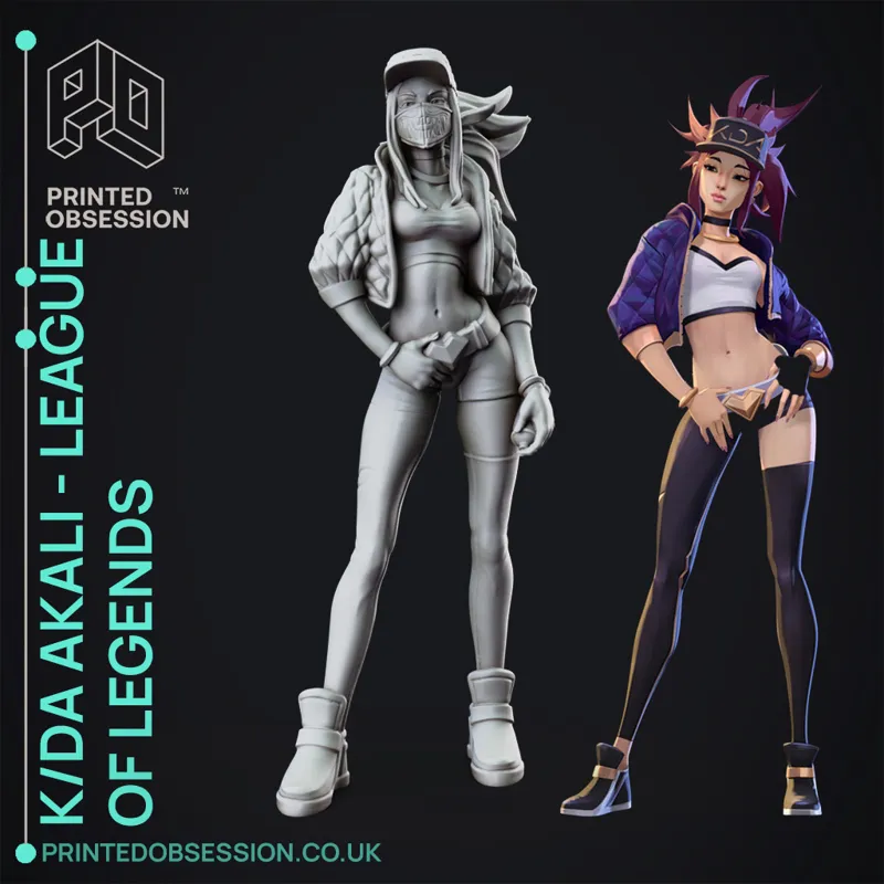 KDA Akali - League of Legends - 30 cm model. 