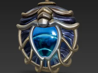 Hollow Knight "Lifeblood Heart" charm