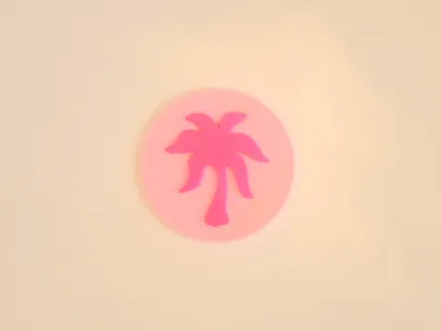 pink palm puff logo
