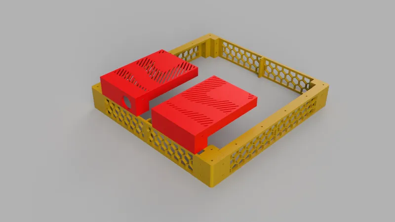 CR6 SE Printer skirt and SKR Mini E3 V3 Bracket